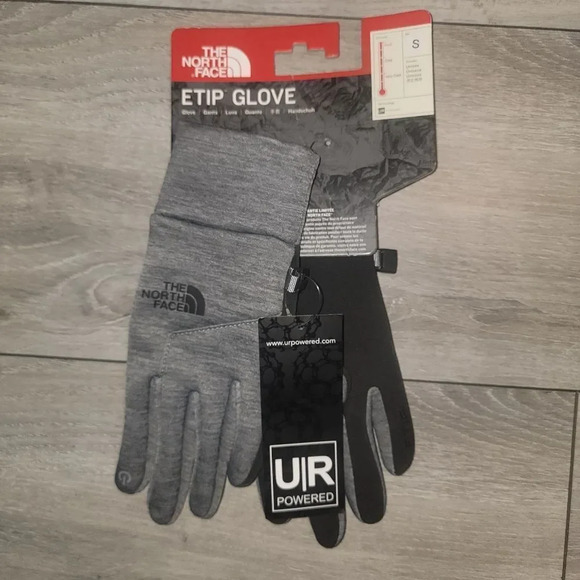 Last Pair!!! The North Face Gray Etip📲 touchscreen Glove🧤 Size small - Picture 14 of 16